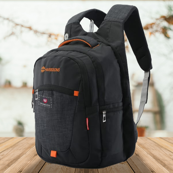 Harrisons Delta Casual Laptop Bag - Black-1