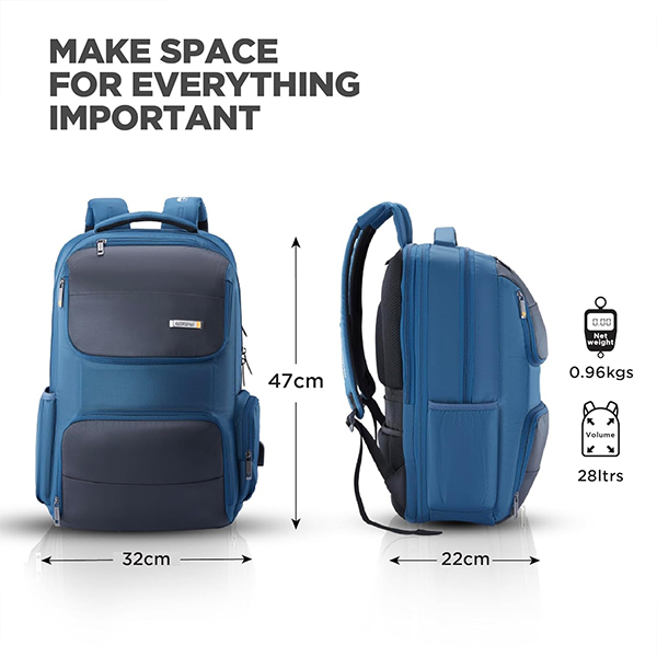 American Tourister Segno VE Laptop Backpack with Custom Logo (Style 04)-3