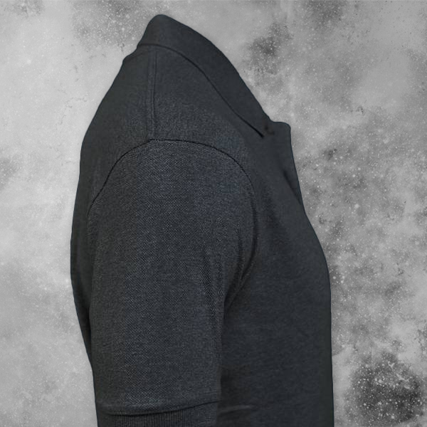 AWG Solid Polo T-shirt for Men Charcoal Grey – Custom Logo-2