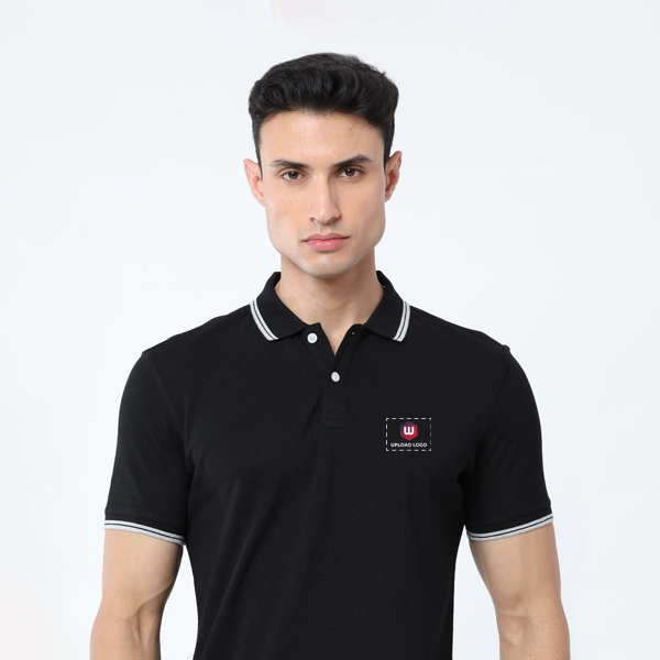 Allen Solly Men’s T-Shirt – Jet Black | 100% Cotton | Corporate Gifting