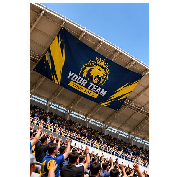 Custom Stadium Roof Flags 6 × 4 Feet-1