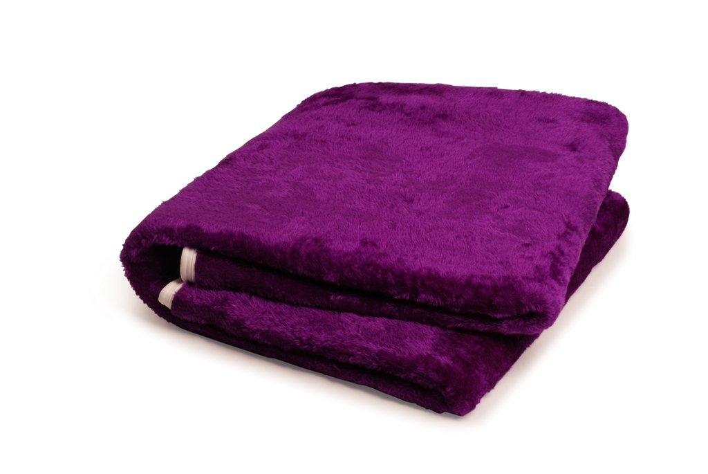 Expressions Super Soft Mink Electric Bed Warmer - Single Bed Size (150cms x 80cms)- Purple-1