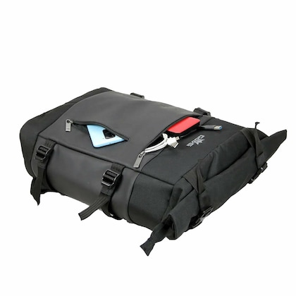 GODS VAJRA All Terrain 25 Liter Roll Top Anti Theft Backpack for Hiking Travel & Outdoor with 15.6 Inch Laptop Compartment-3