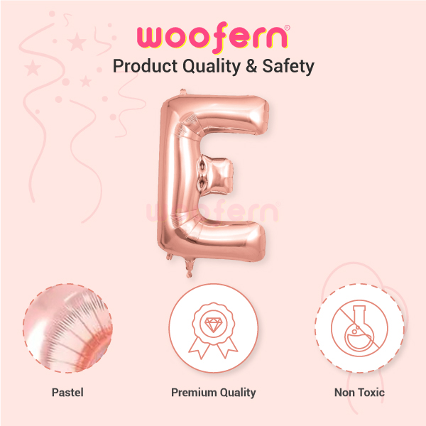 Happy Anniversary Foil Balloon 16 inch Balloon Banner (Rose Gold)-4