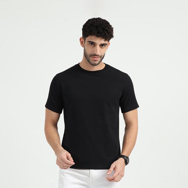 Caslay Sweat Tee (Black)-1