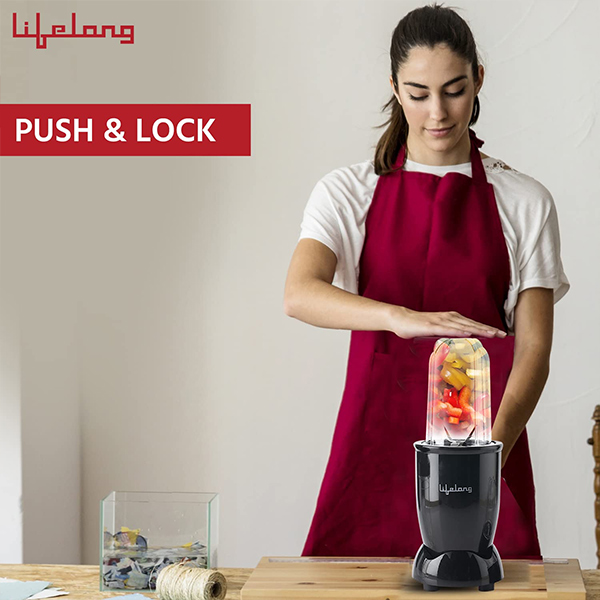 Lifelong LLNBB001 PowerNutri Mixer/Grinder with 2 Jars-6