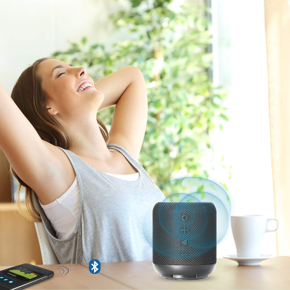 Portronics SoundDrum 10W Portable Speaker (Black)-8