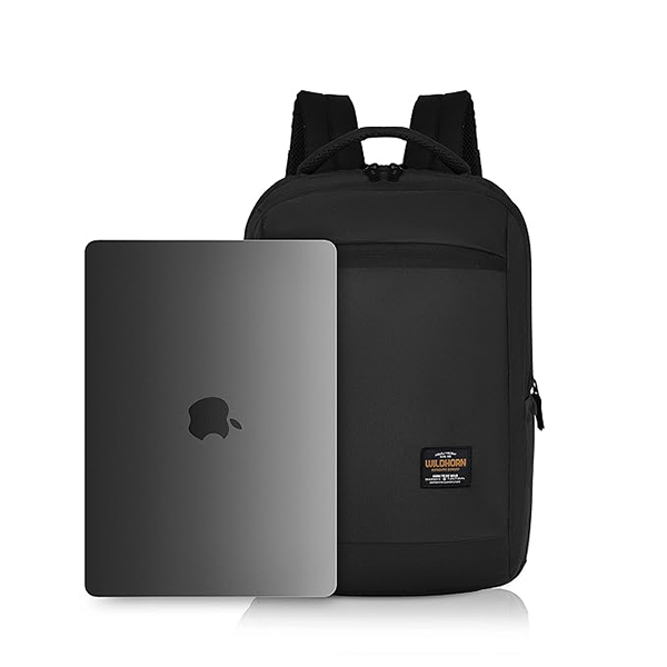 WILDHORN Leuven Laptop Backpack Designed for office, travel (Black)-1