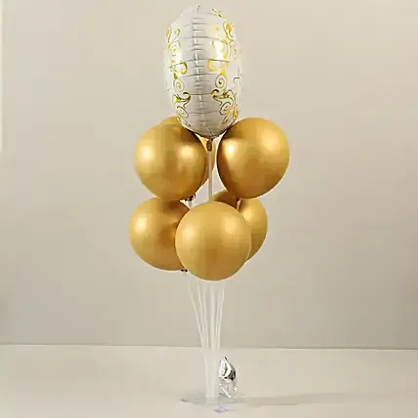 Golden Anniversary  Balloon Bouquet-3