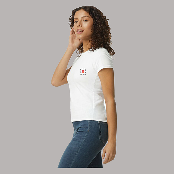 Gildan Softstyle Midweight Women's T-shirt White