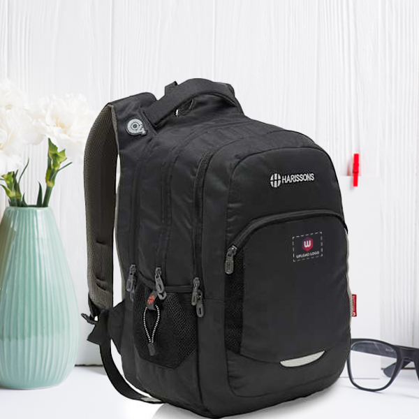 Harrisons Xeno Casual Laptop Bag - Black and Grey-1