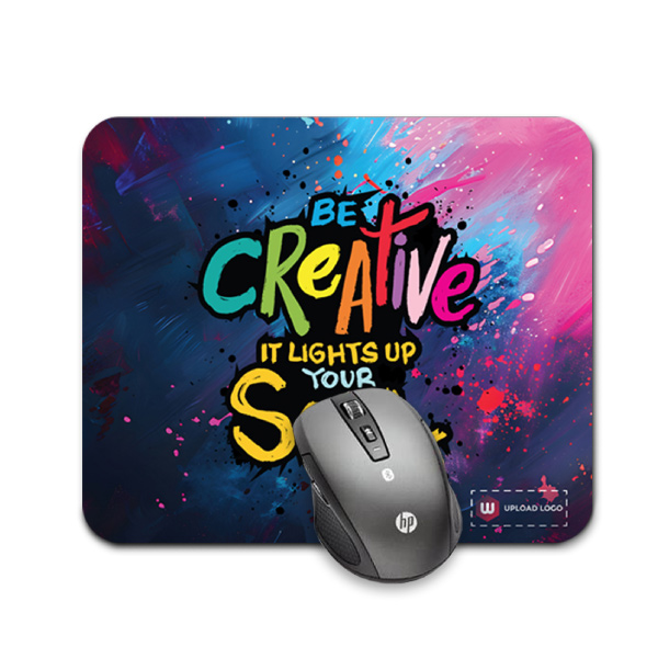 Colourful Design Mouse Pad with Customized Logo-1