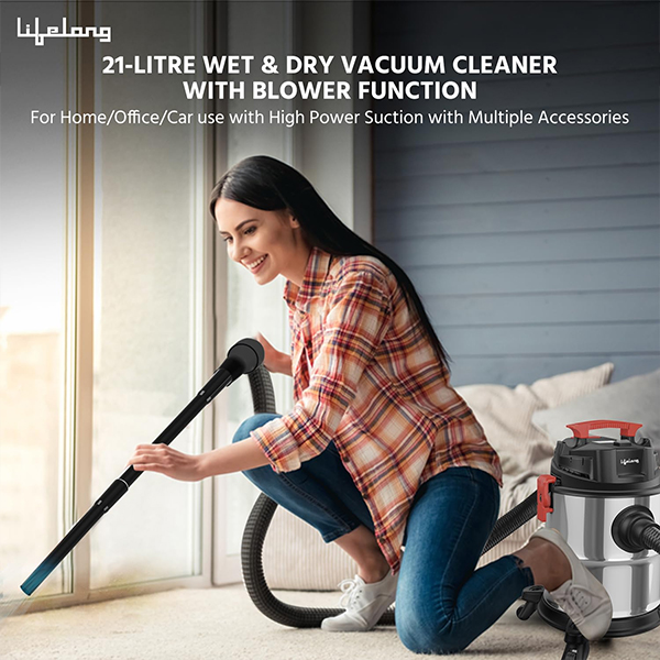 Lifelong LLVC20 Aspire ZX Wet & Dry Vacuum Cleaner, 1200 Watts-3