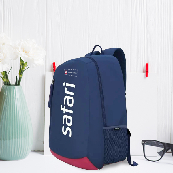 Safari Jersey Backpack (Navy Blue) – Customized with Brand Logo-1