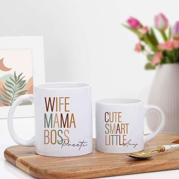 Custom Mother's Day Mug Set – Personalized for Mom-0