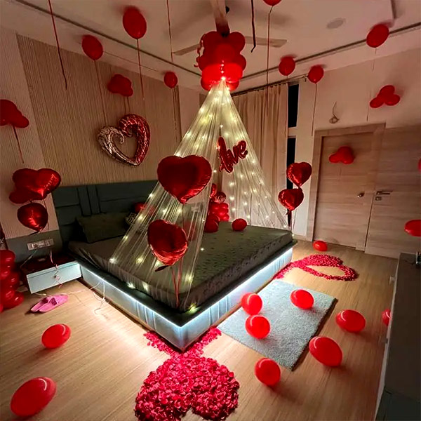 Romantic Bedroom Surprise Decoration