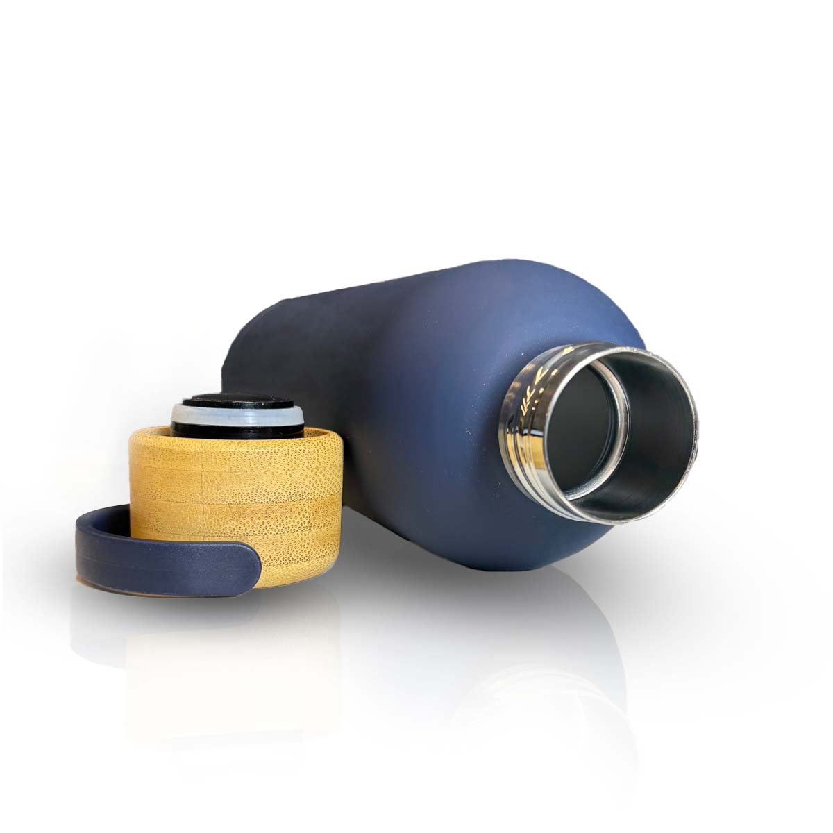 Custom logo Bamboo Cap Bottle for Corporate Gifting-1