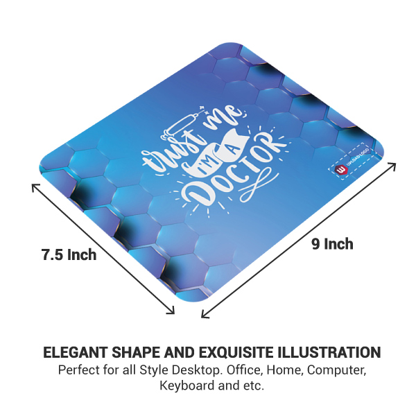 Personalized Doctor Mouse Pad with Customized Logo-4