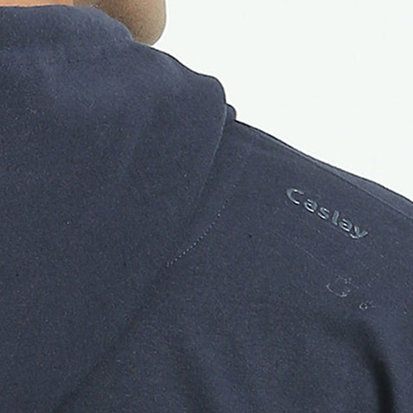 Caslay Zippered Hoodie (Navy Blue)-2