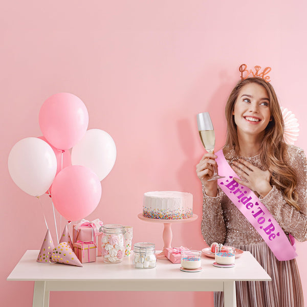 Bride to be Combo With Crown & Purple Sash