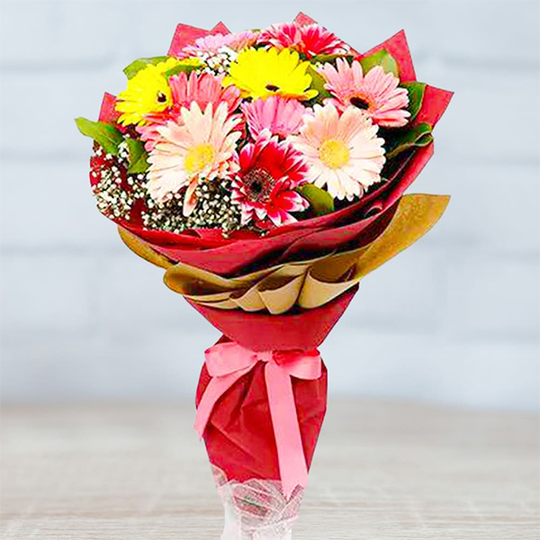 Cheerful Gerbera Bouquet