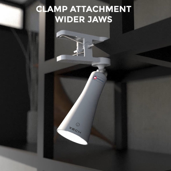 XECH Magneto Lamp - Table Lamp for Study 4 in 1 Desk Light with Rechargeable Battery (Black)-7