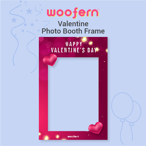 Fun & Festive Valentine Photo Booth Frame