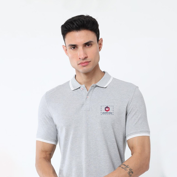 Allen Solly Men’s T-Shirt – Grey Melange | 100% Cotton | Corporate Gifting