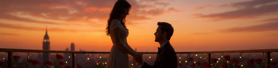 Rooftop sunset proposal