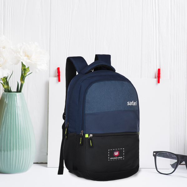 Safari Twin Backpack (Navy Blue)-1