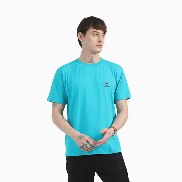 Caslay Organic Crew Neck T-Shirt (Teal)