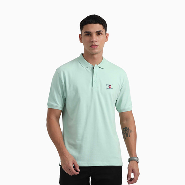 Caslay Organic Polo T-Shirt (Jade Green)