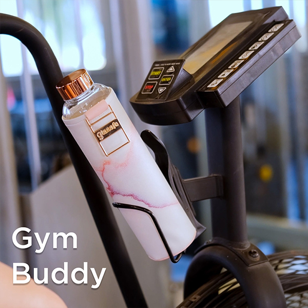 Glasafe Vego Sip Borosilicate Glass Bottle with Vegan Sleeve Dual Combo-2