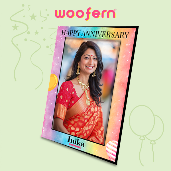 Wedding Anniversary Photo Frame with Customize-3