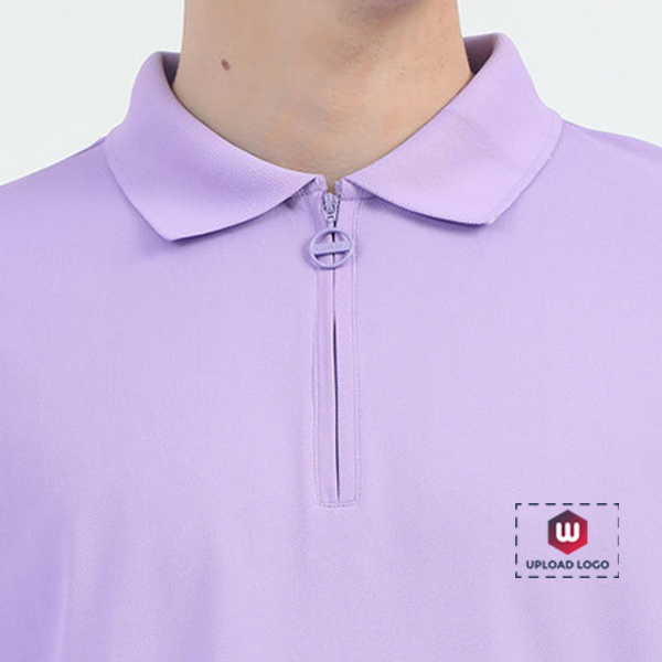 Caslay Quick Dry Polo T-Shirt (Lavender)-1