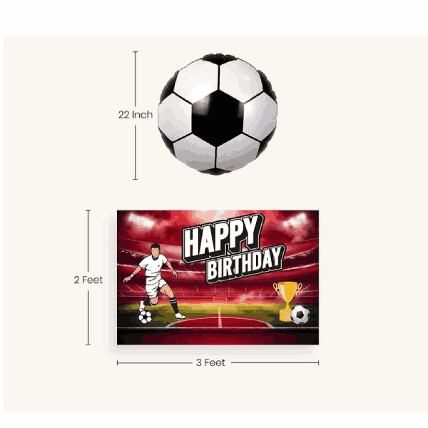 Football Theme Birthday Decorations kit-1