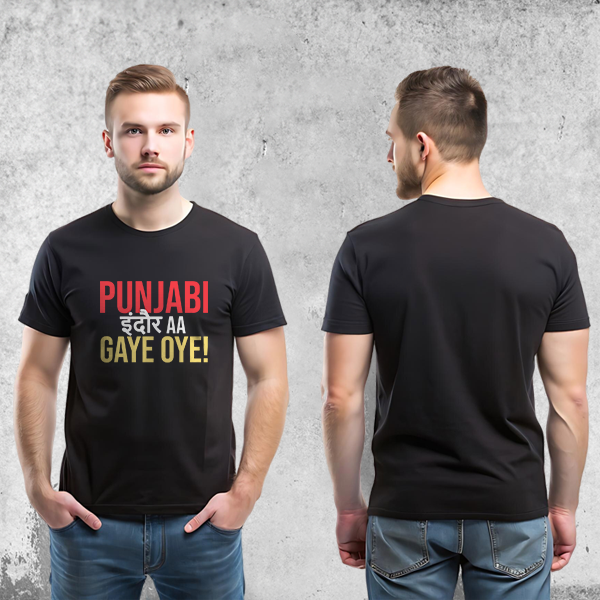 Punjabi Indore Aa Gaye Oye!! - T-Shirt-3