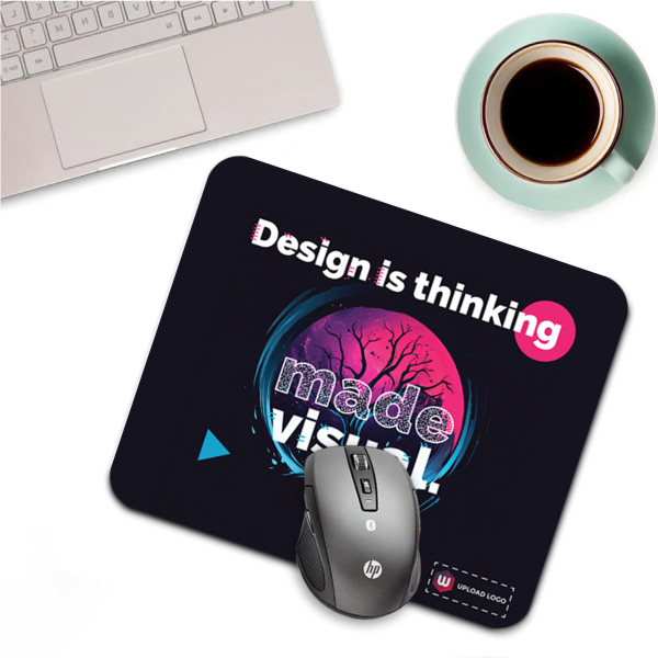 Design is Thinking Mouse Pad with Customized Logo-1