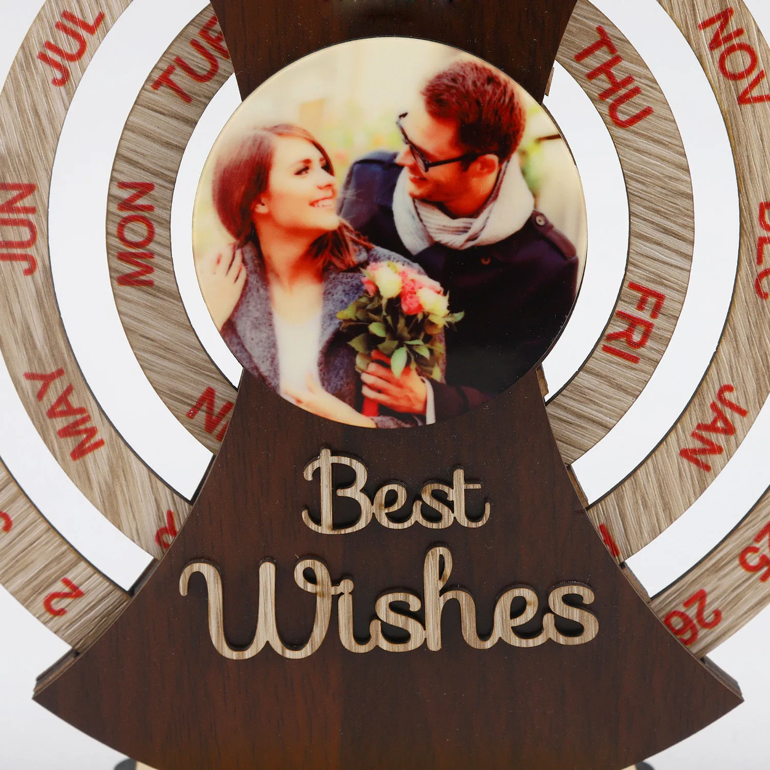 Personalized Wooden Calendar of Good Wishes-2
