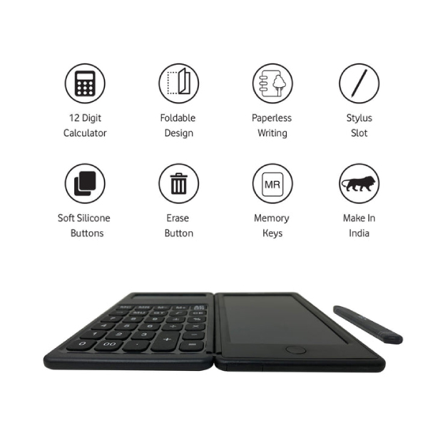 XECH   DigiFold - Calculator with Writing Pad-5