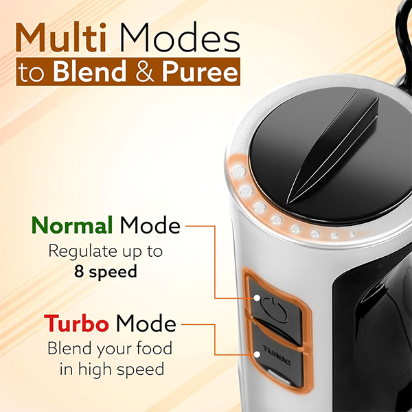 AGARO Regency 600W Hand Blender – Powerful & Versatile-3