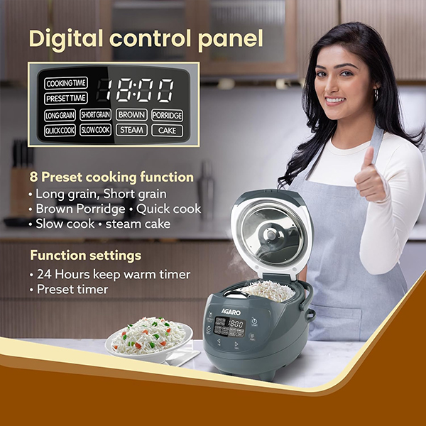 AGARO Imperial 2L Electric Rice Cooker-2