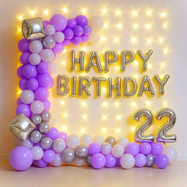 Lavender Balloon Party Decoration