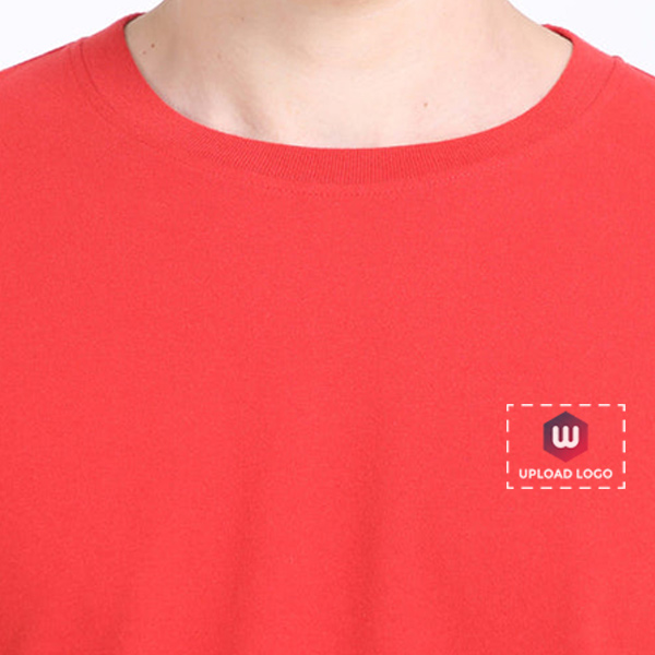 Caslay Crew Neck T-Shirt (Red)-5