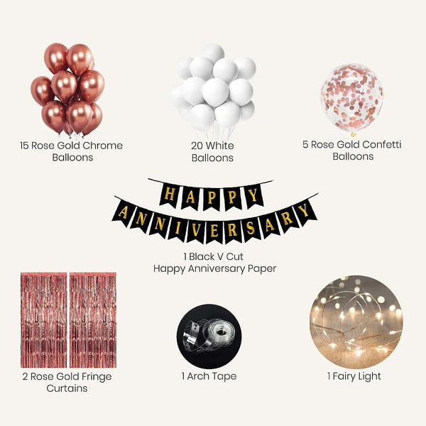 Rose Gold and White Balloon Arch Kit-2