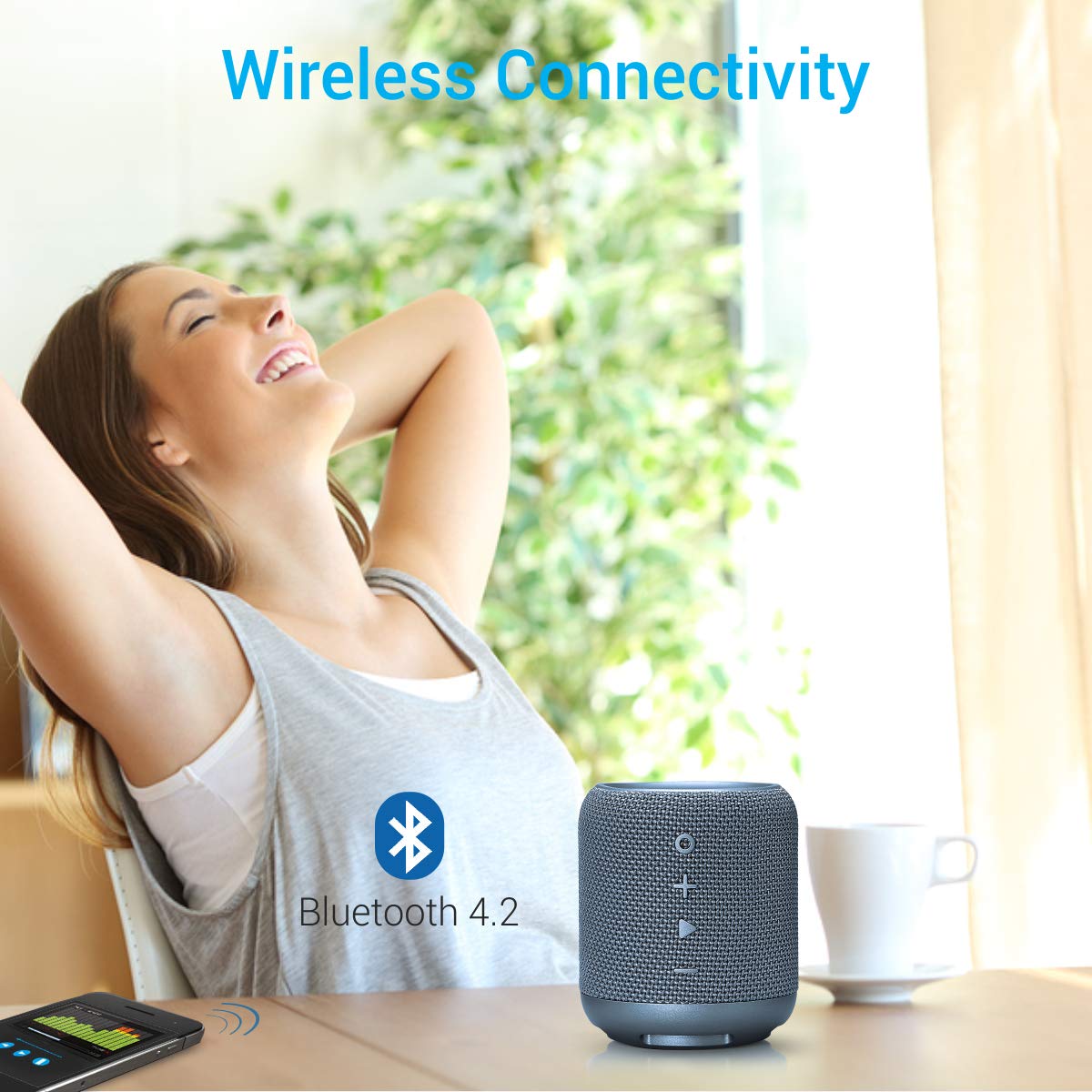 Portronics SoundDrum 10W Portable Speaker  (Blue)-7