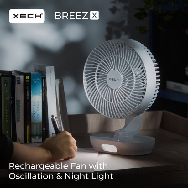 XECH BreezX Rechargeable Fan-2