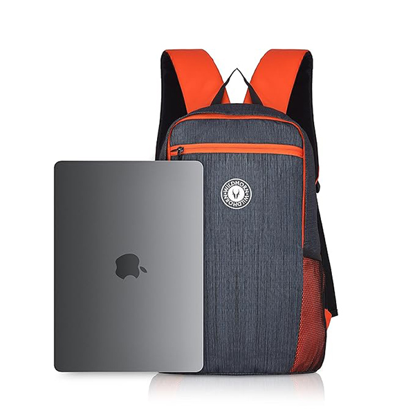 WILDHORN Debrecen Laptop Backpack (Blue & Orange)-1