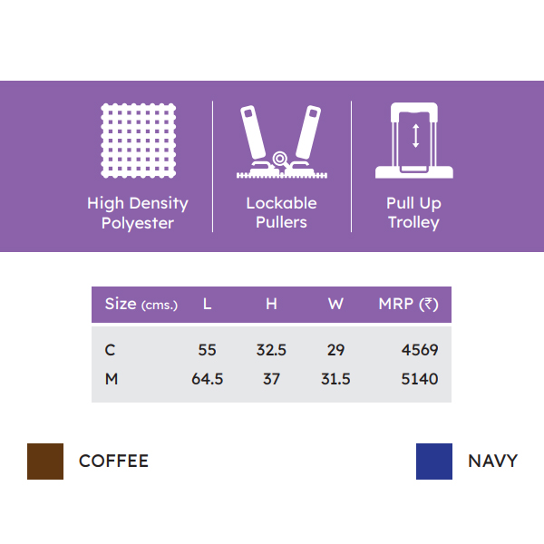 Kamiliant Zane WHD Wheel Duffle with Trolley for Corporate Gifting-1