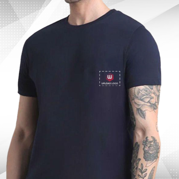 Jack & Jones Joren Round Neck Tee - Navy Blue-1